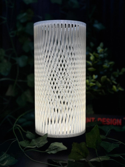 Tischlampe geometrisches Muster 3D-Druck