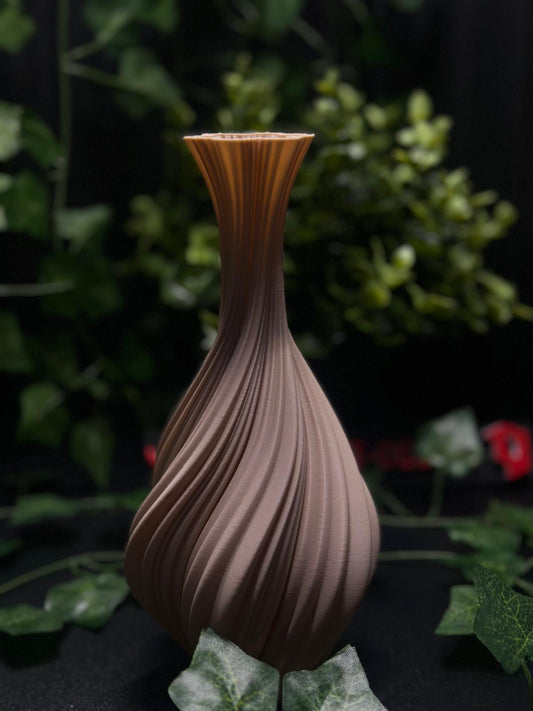 Zackige Spiral Vase [Für Kunstpflanzen]